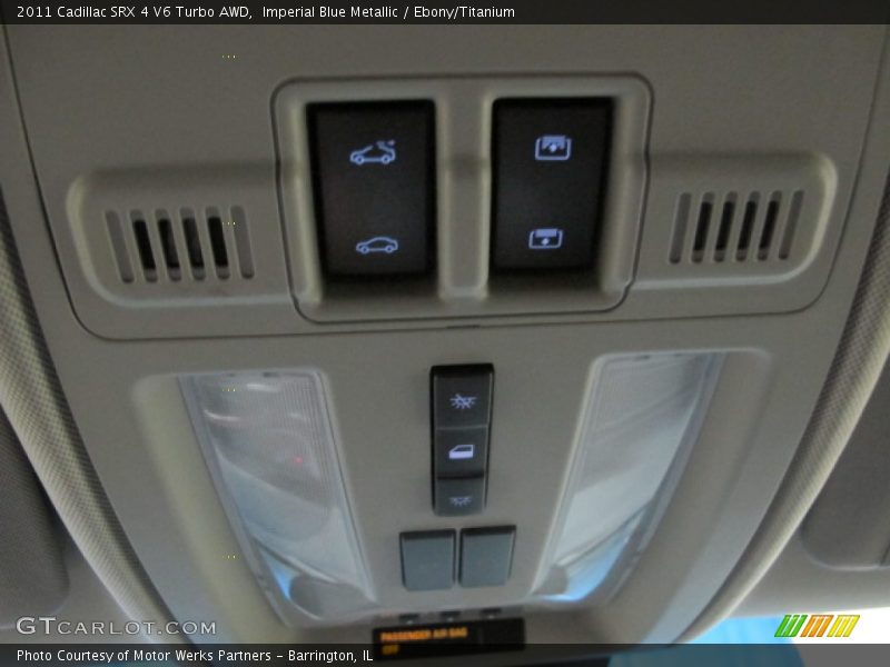Imperial Blue Metallic / Ebony/Titanium 2011 Cadillac SRX 4 V6 Turbo AWD