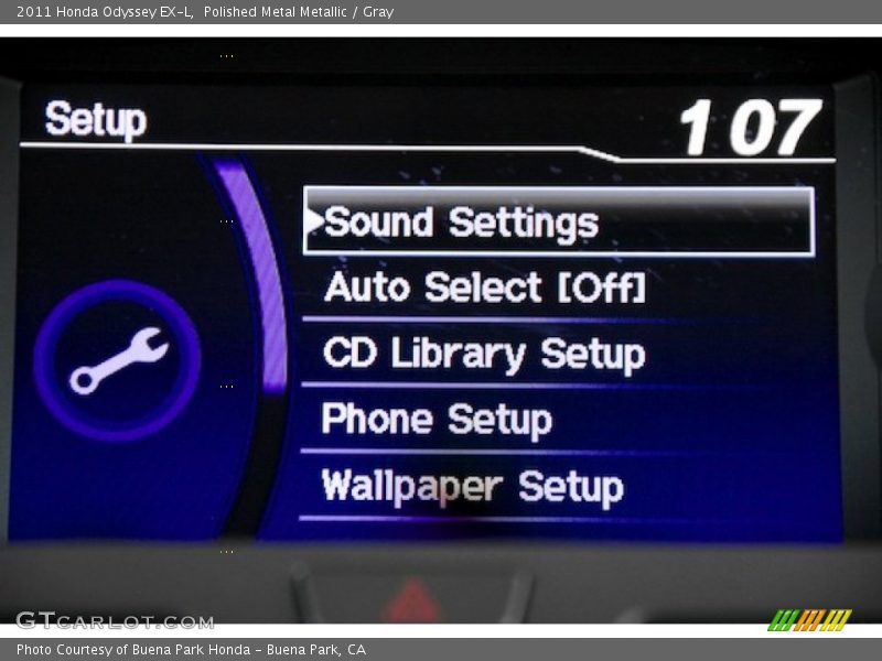 Polished Metal Metallic / Gray 2011 Honda Odyssey EX-L