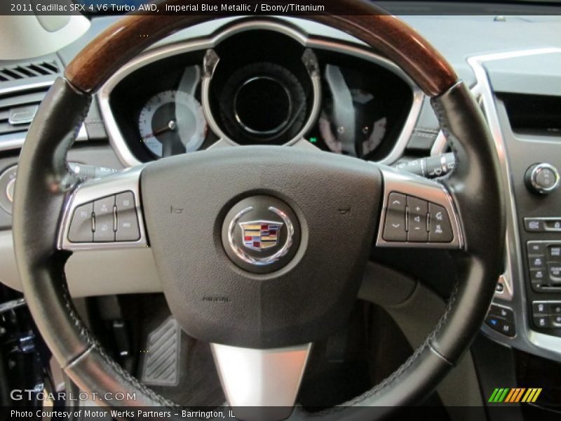Imperial Blue Metallic / Ebony/Titanium 2011 Cadillac SRX 4 V6 Turbo AWD