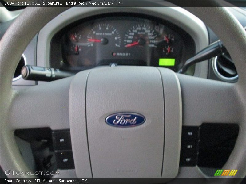 Bright Red / Medium/Dark Flint 2004 Ford F150 XLT SuperCrew