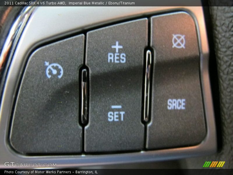 Imperial Blue Metallic / Ebony/Titanium 2011 Cadillac SRX 4 V6 Turbo AWD