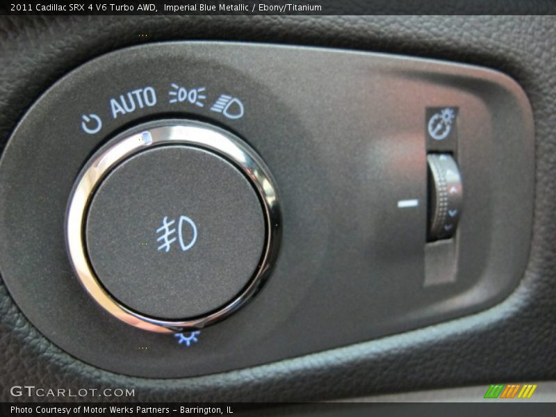 Imperial Blue Metallic / Ebony/Titanium 2011 Cadillac SRX 4 V6 Turbo AWD