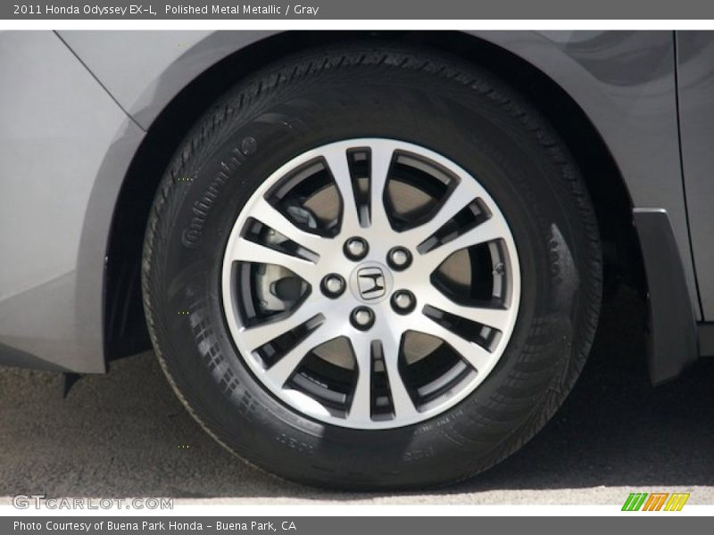 Polished Metal Metallic / Gray 2011 Honda Odyssey EX-L