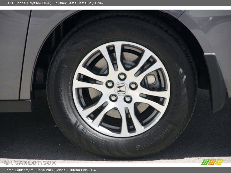 Polished Metal Metallic / Gray 2011 Honda Odyssey EX-L