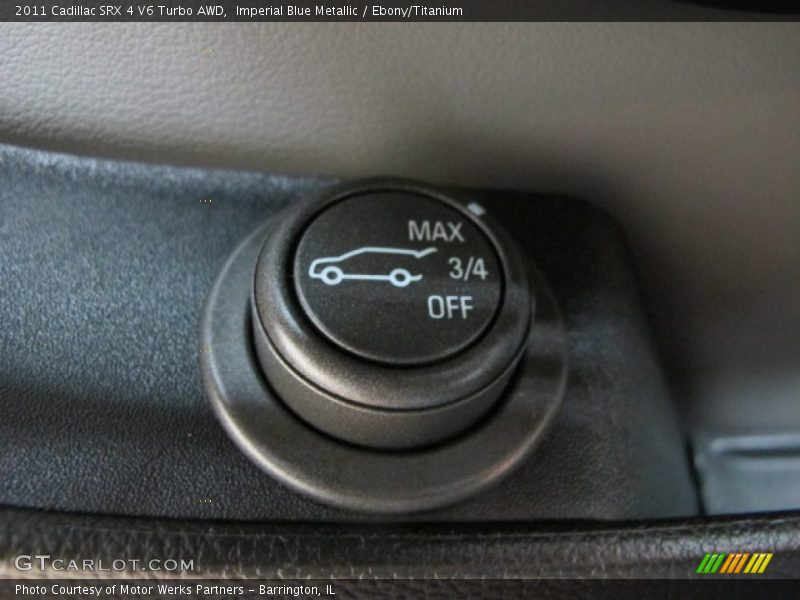 Controls of 2011 SRX 4 V6 Turbo AWD