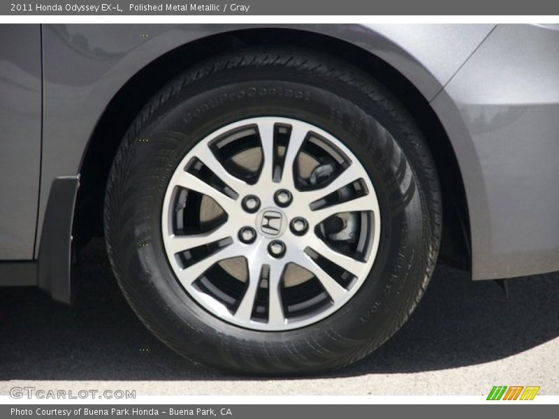 Polished Metal Metallic / Gray 2011 Honda Odyssey EX-L