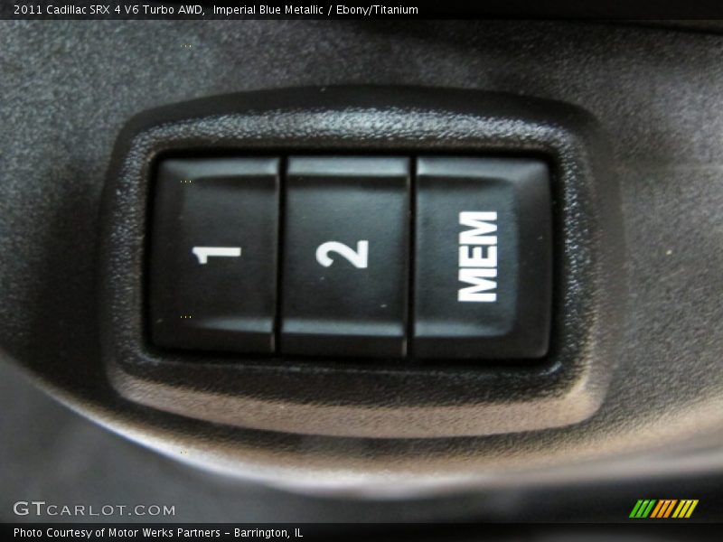 Imperial Blue Metallic / Ebony/Titanium 2011 Cadillac SRX 4 V6 Turbo AWD