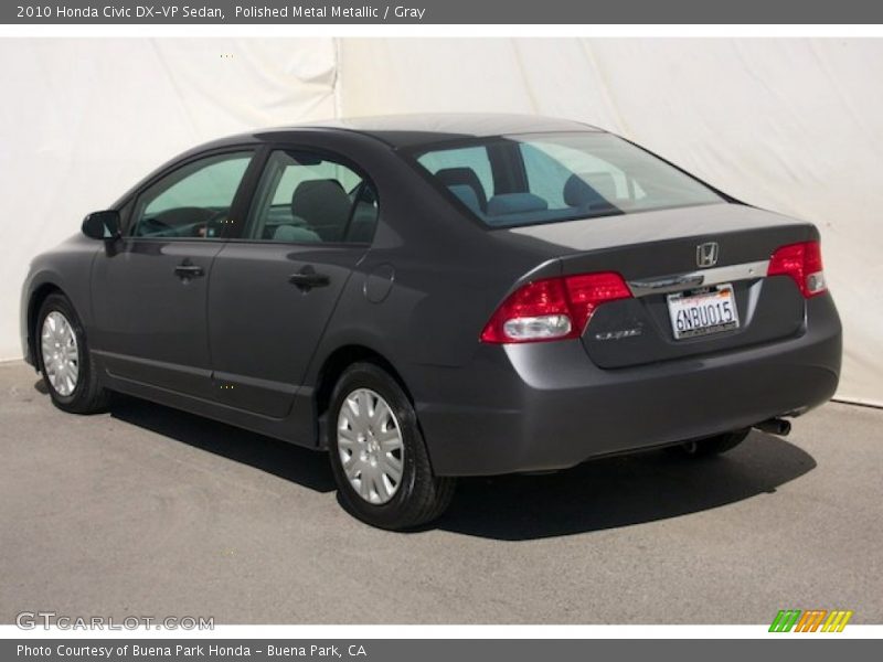 Polished Metal Metallic / Gray 2010 Honda Civic DX-VP Sedan