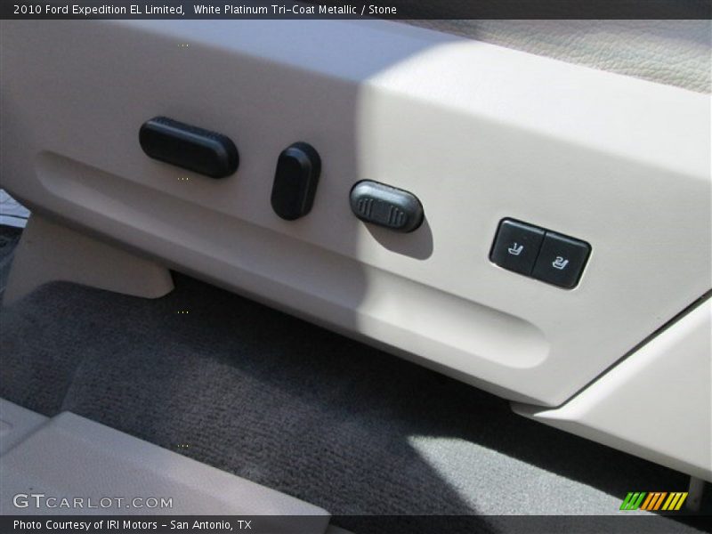 White Platinum Tri-Coat Metallic / Stone 2010 Ford Expedition EL Limited
