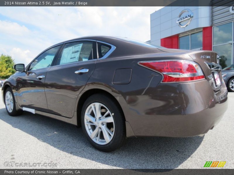 Java Metallic / Beige 2014 Nissan Altima 2.5 SV