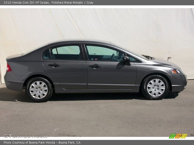 Polished Metal Metallic / Gray 2010 Honda Civic DX-VP Sedan