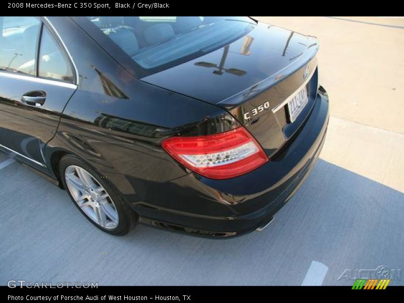 Black / Grey/Black 2008 Mercedes-Benz C 350 Sport