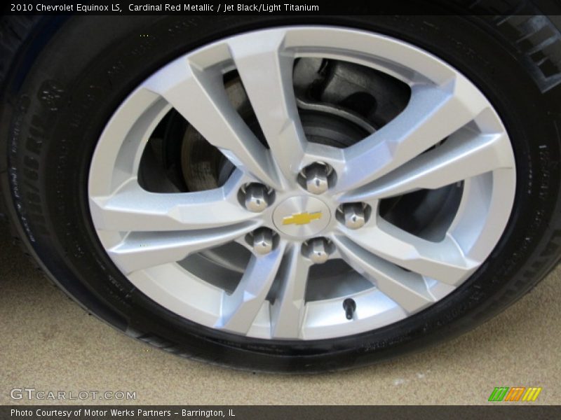 Cardinal Red Metallic / Jet Black/Light Titanium 2010 Chevrolet Equinox LS