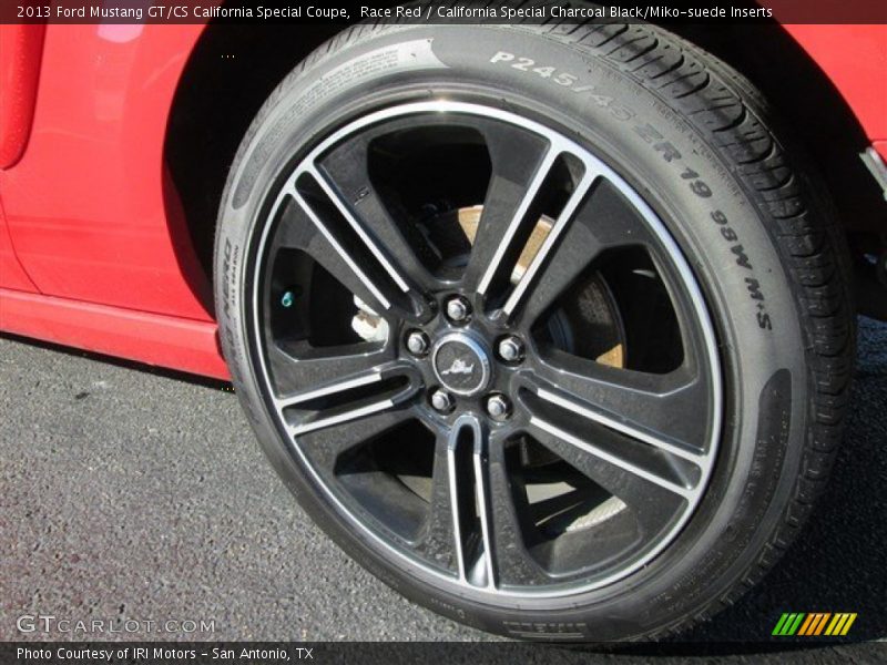 Race Red / California Special Charcoal Black/Miko-suede Inserts 2013 Ford Mustang GT/CS California Special Coupe