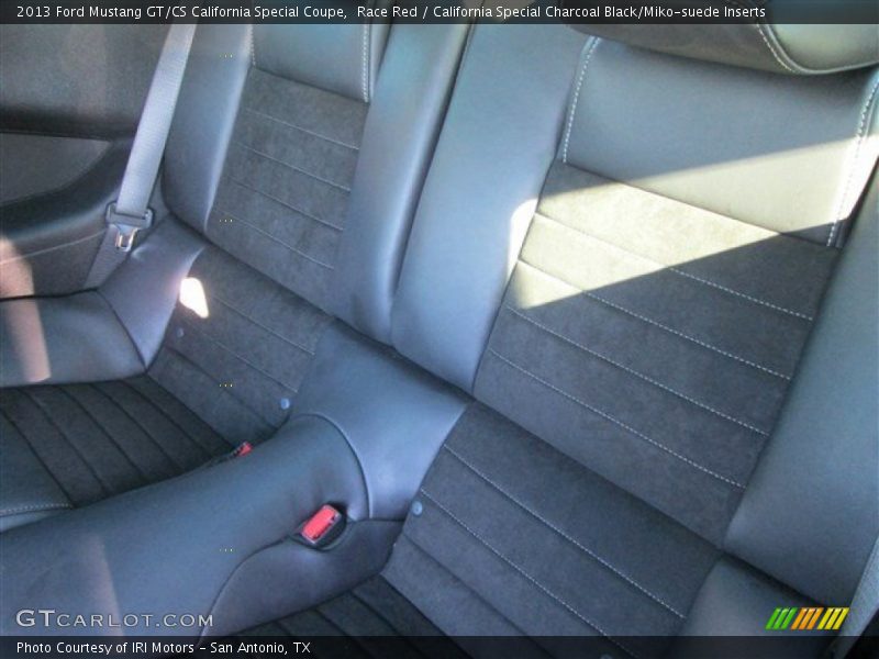 Race Red / California Special Charcoal Black/Miko-suede Inserts 2013 Ford Mustang GT/CS California Special Coupe