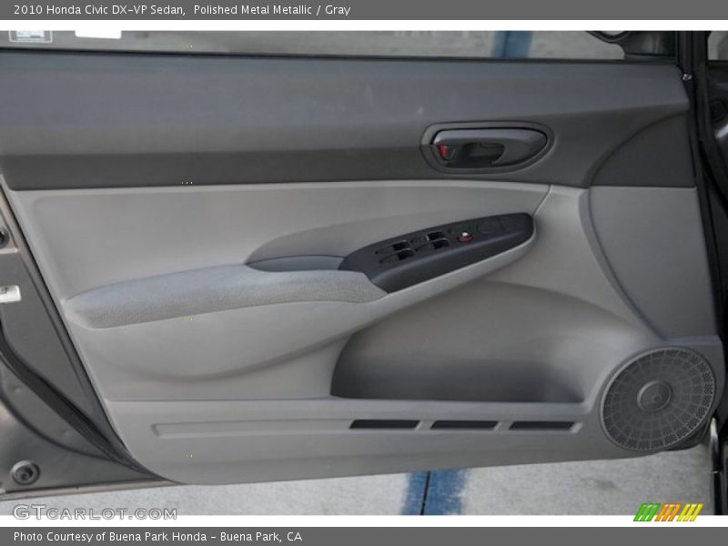 Polished Metal Metallic / Gray 2010 Honda Civic DX-VP Sedan