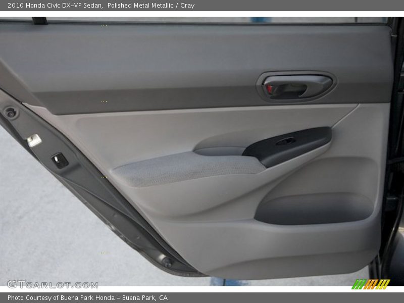 Polished Metal Metallic / Gray 2010 Honda Civic DX-VP Sedan