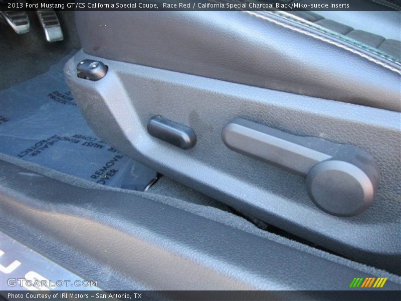 Race Red / California Special Charcoal Black/Miko-suede Inserts 2013 Ford Mustang GT/CS California Special Coupe