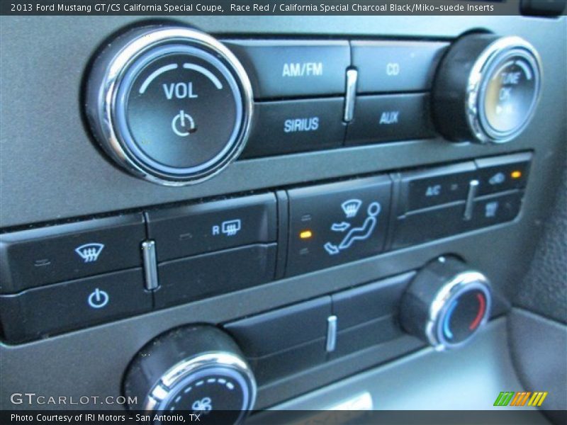 Race Red / California Special Charcoal Black/Miko-suede Inserts 2013 Ford Mustang GT/CS California Special Coupe