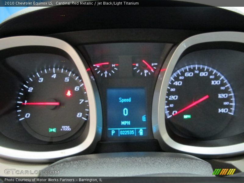 Cardinal Red Metallic / Jet Black/Light Titanium 2010 Chevrolet Equinox LS
