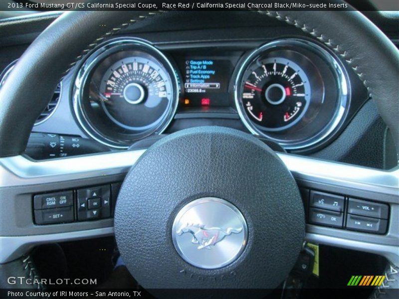 Race Red / California Special Charcoal Black/Miko-suede Inserts 2013 Ford Mustang GT/CS California Special Coupe