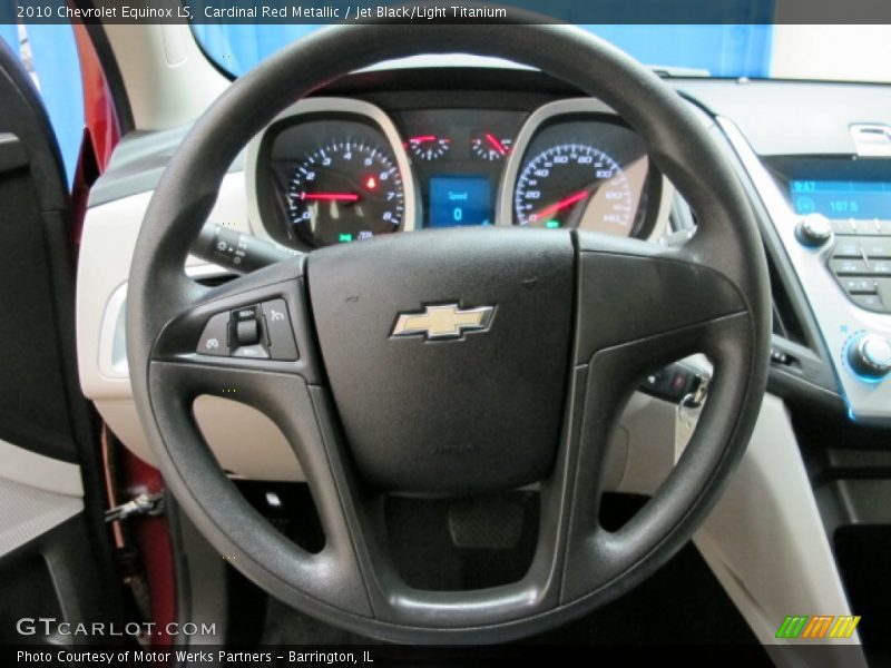 Cardinal Red Metallic / Jet Black/Light Titanium 2010 Chevrolet Equinox LS