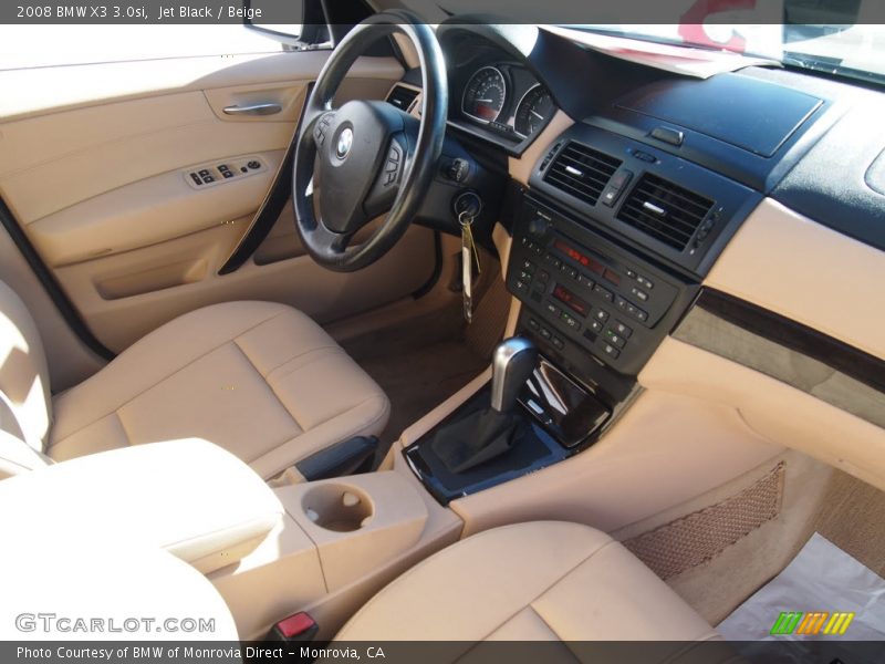 Dashboard of 2008 X3 3.0si