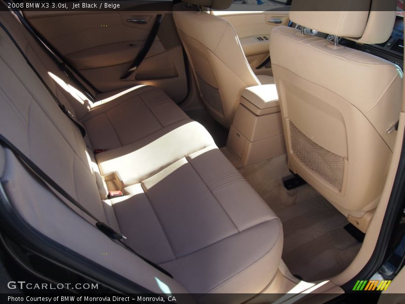 Rear Seat of 2008 X3 3.0si