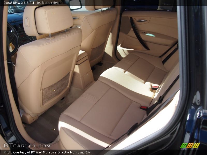 Rear Seat of 2008 X3 3.0si