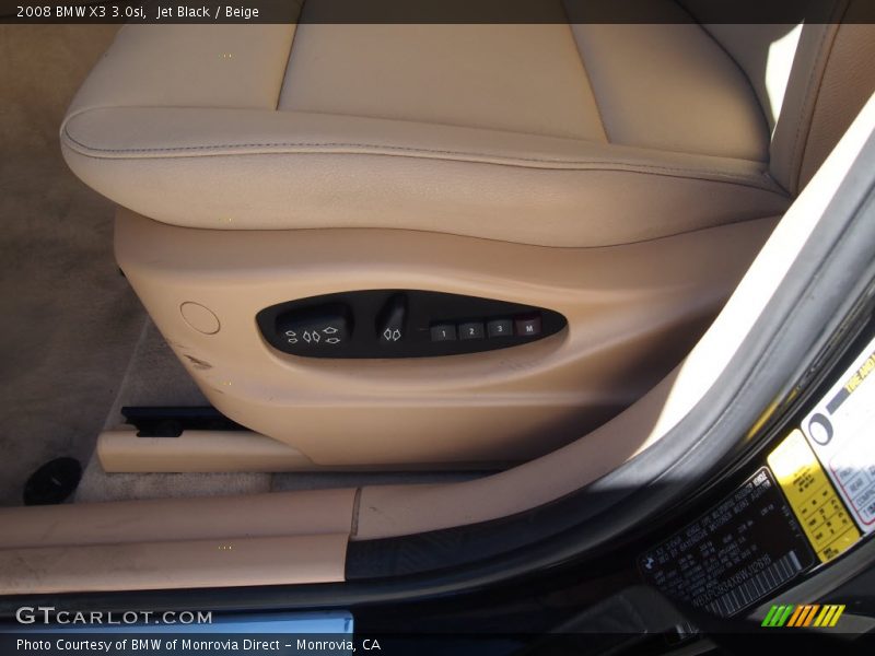 Front Seat of 2008 X3 3.0si
