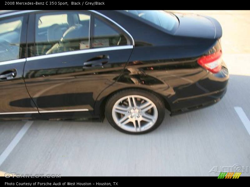 Black / Grey/Black 2008 Mercedes-Benz C 350 Sport