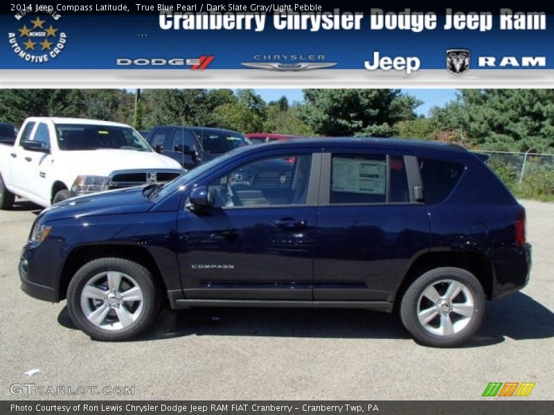 True Blue Pearl / Dark Slate Gray/Light Pebble 2014 Jeep Compass Latitude