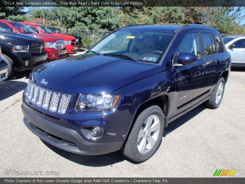 True Blue Pearl / Dark Slate Gray/Light Pebble 2014 Jeep Compass Latitude