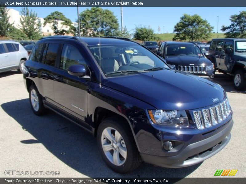 True Blue Pearl / Dark Slate Gray/Light Pebble 2014 Jeep Compass Latitude
