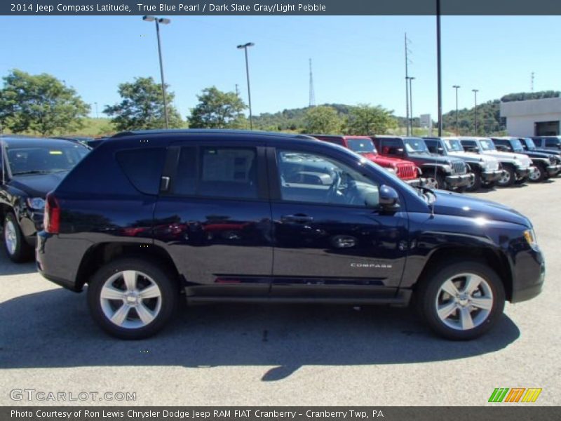 True Blue Pearl / Dark Slate Gray/Light Pebble 2014 Jeep Compass Latitude
