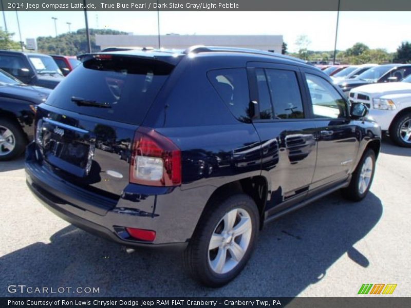 True Blue Pearl / Dark Slate Gray/Light Pebble 2014 Jeep Compass Latitude