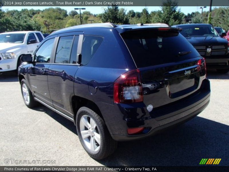True Blue Pearl / Dark Slate Gray/Light Pebble 2014 Jeep Compass Latitude