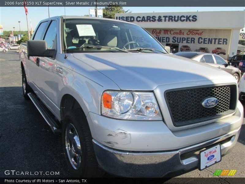 Silver Metallic / Medium/Dark Flint 2006 Ford F150 XLT SuperCrew