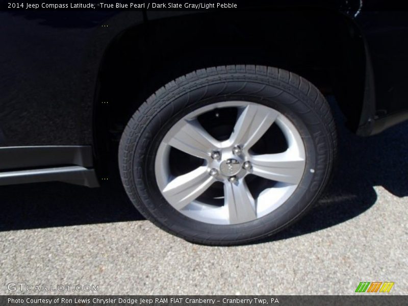 True Blue Pearl / Dark Slate Gray/Light Pebble 2014 Jeep Compass Latitude