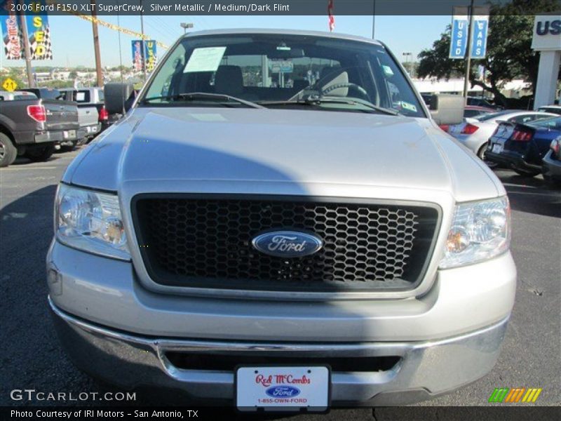 Silver Metallic / Medium/Dark Flint 2006 Ford F150 XLT SuperCrew