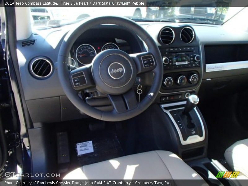 True Blue Pearl / Dark Slate Gray/Light Pebble 2014 Jeep Compass Latitude