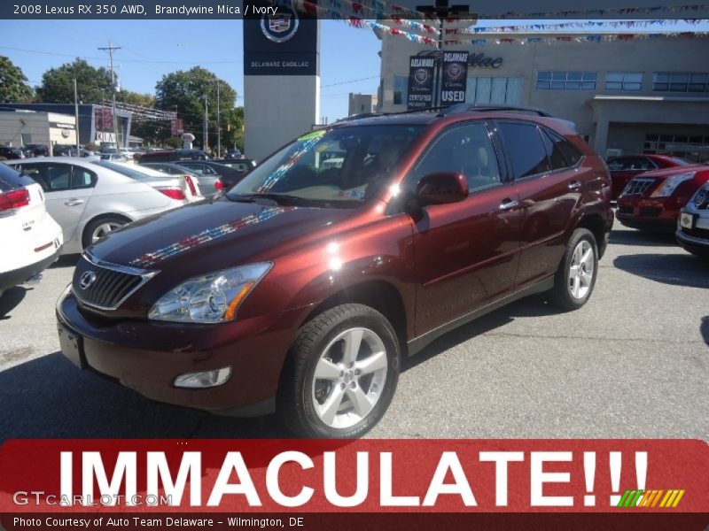 Brandywine Mica / Ivory 2008 Lexus RX 350 AWD