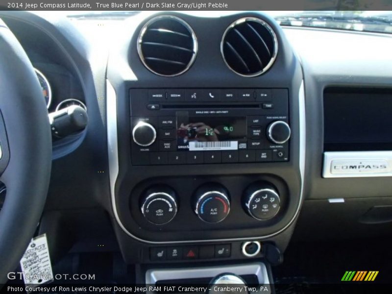True Blue Pearl / Dark Slate Gray/Light Pebble 2014 Jeep Compass Latitude