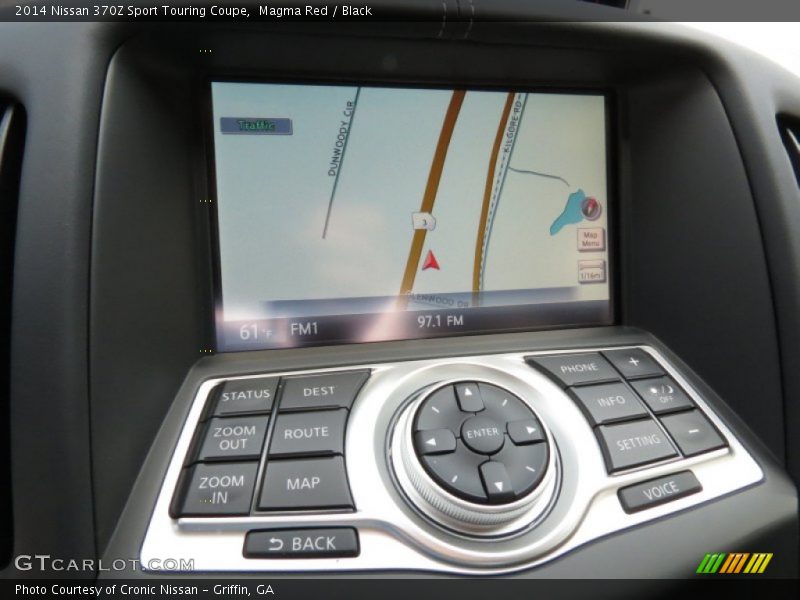 Controls of 2014 370Z Sport Touring Coupe