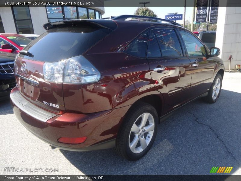 Brandywine Mica / Ivory 2008 Lexus RX 350 AWD