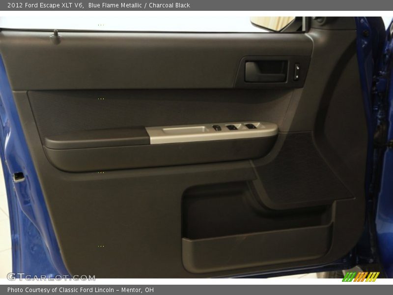 Blue Flame Metallic / Charcoal Black 2012 Ford Escape XLT V6