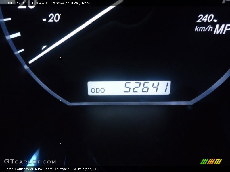 Brandywine Mica / Ivory 2008 Lexus RX 350 AWD