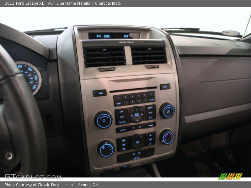 Blue Flame Metallic / Charcoal Black 2012 Ford Escape XLT V6