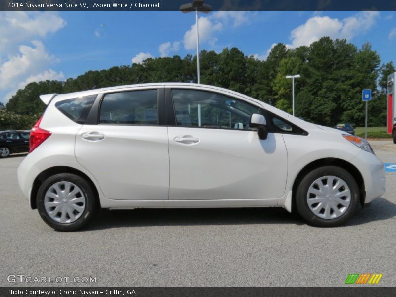 Aspen White / Charcoal 2014 Nissan Versa Note SV