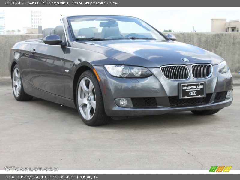 Space Grey Metallic / Gray 2008 BMW 3 Series 328i Convertible